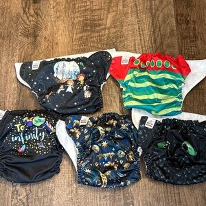 Mama Koala Pocket Diaper Covers Set of Five Harry Potter Toy Story Peter Pan